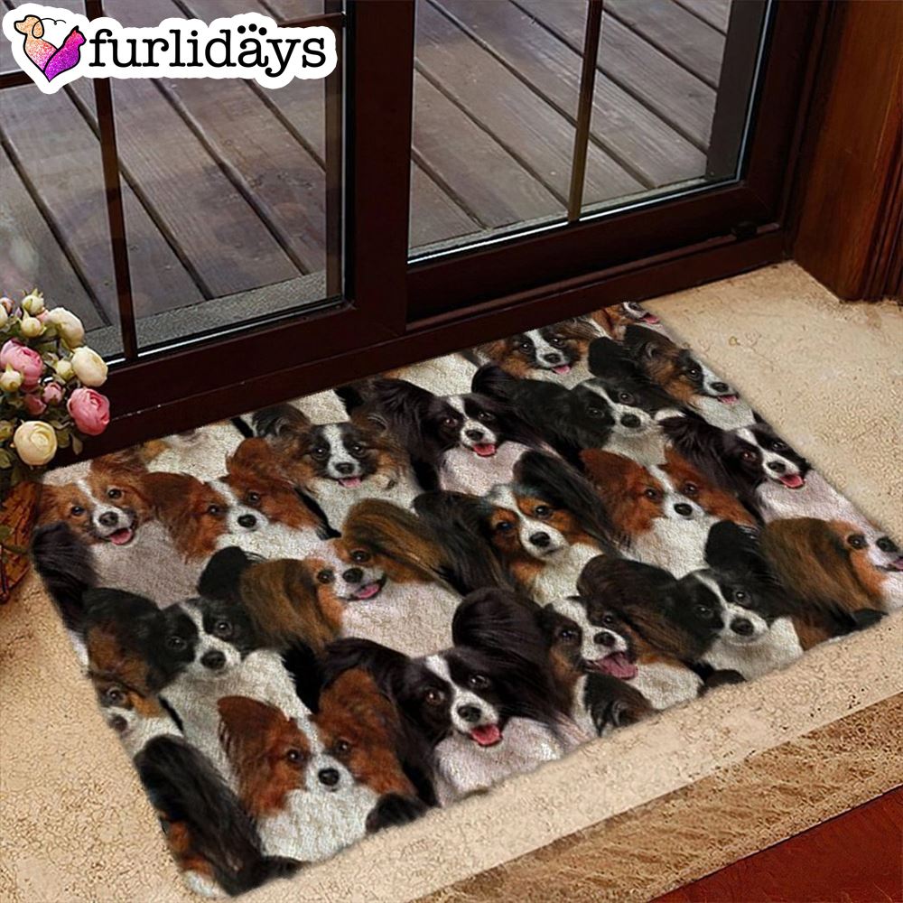 A Bunch Of Papillons Doormat Xmas Welcome Mats Gift For Dog Lovers 1 A Bunch Of Papillons Doormat Xmas Welcome Mats Gift For Dog Lovers 1