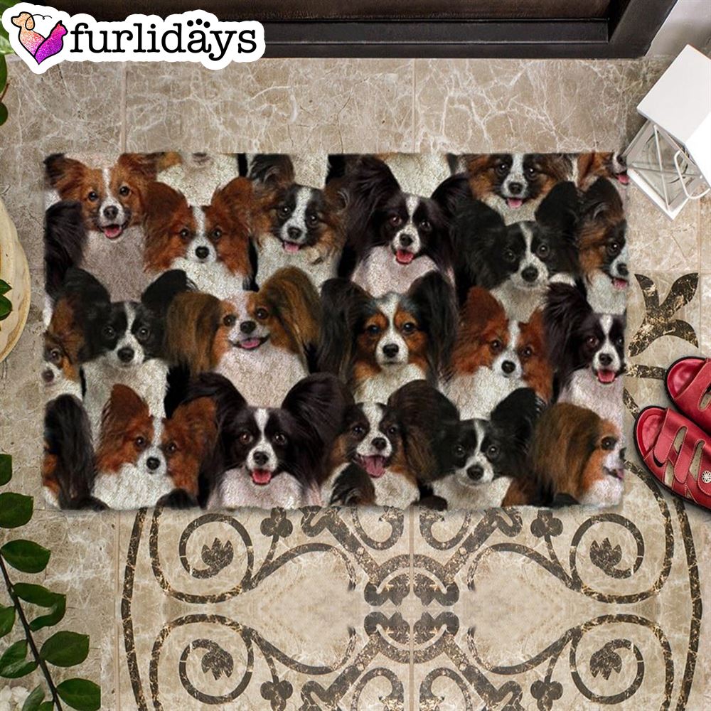 A Bunch Of Papillons Doormat Xmas Welcome Mats Gift For Dog Lovers 2 A Bunch Of Papillons Doormat Xmas Welcome Mats Gift For Dog Lovers 2