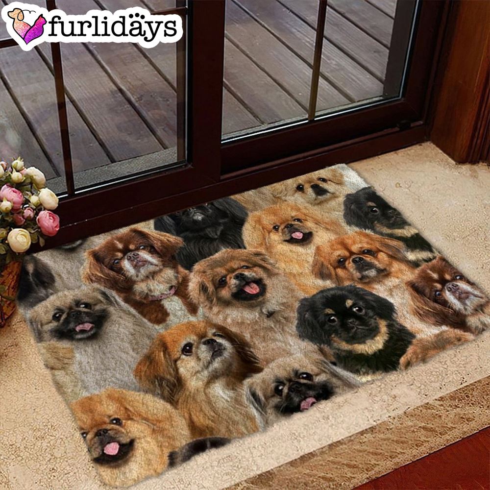A Bunch Of Pekingeses Doormat Xmas Welcome Mats Gift For Dog Lovers 1 A Bunch Of Pekingeses Doormat Xmas Welcome Mats Gift For Dog Lovers 1