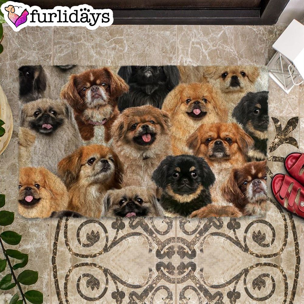 A Bunch Of Pekingeses Doormat Xmas Welcome Mats Gift For Dog Lovers 2 A Bunch Of Pekingeses Doormat Xmas Welcome Mats Gift For Dog Lovers 2