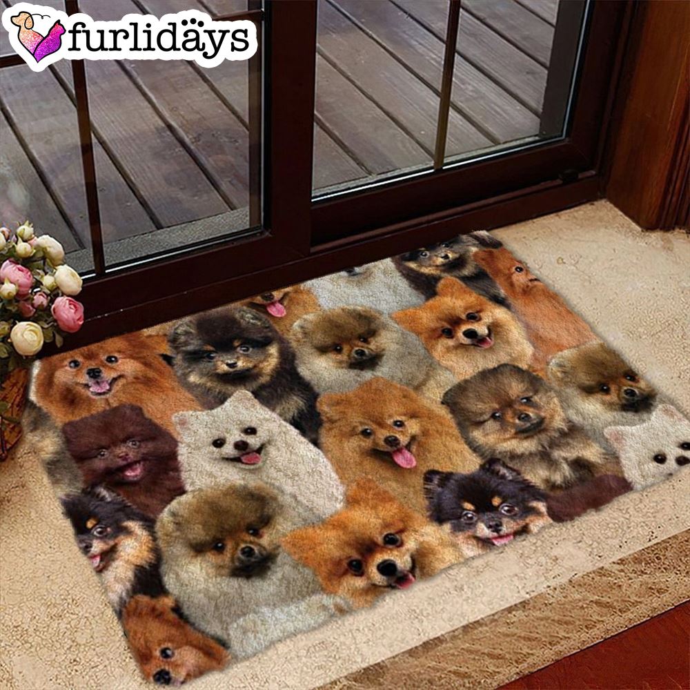 A Bunch Of Pomeranians Doormat Xmas Welcome Mats Gift For Dog Lovers 1 A Bunch Of Pomeranians Doormat Xmas Welcome Mats Gift For Dog Lovers 1