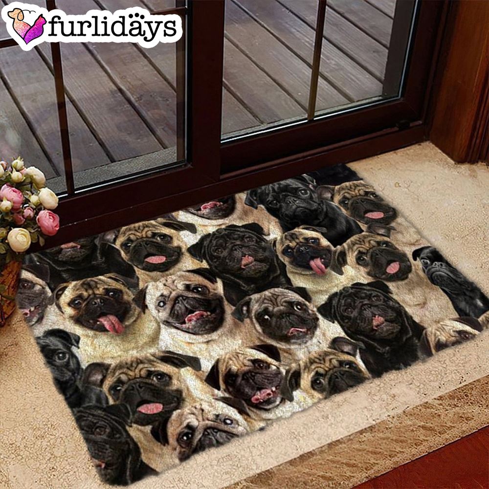 A Bunch Of Pugs Doormat Xmas Welcome Mats Gift For Dog Lovers 1 A Bunch Of Pugs Doormat Xmas Welcome Mats Gift For Dog Lovers 1