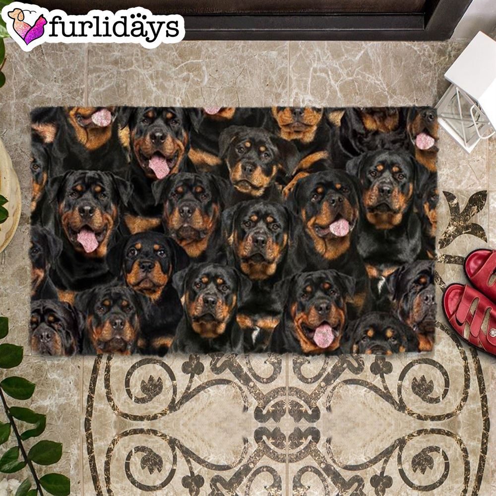 A Bunch Of Rottweilers Doormat Funny Doormat Gift For Dog Lovers 2 A Bunch Of Rottweilers Doormat Funny Doormat Gift For Dog Lovers 2
