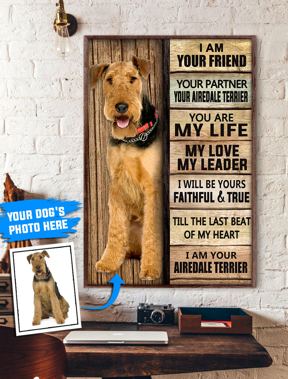 Airedale Terrier Personalized Poster Canvas Dog Canvas Wall Art Dog Lovers Gifts For Him Or Her 1 Airedale Terrier Personalized Poster Canvas Dog Canvas Wall Art Dog Lovers Gifts For Him Or Her 1