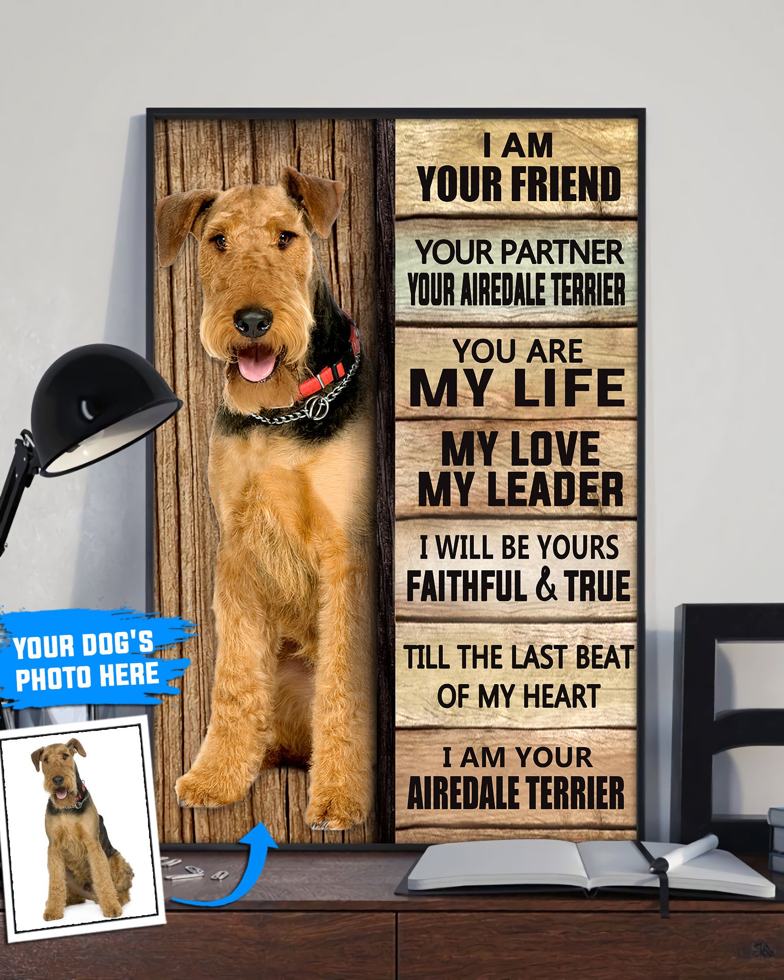 Airedale Terrier Personalized Poster Canvas Dog Canvas Wall Art Dog Lovers Gifts For Him Or Her 3 Airedale Terrier Personalized Poster Canvas Dog Canvas Wall Art Dog Lovers Gifts For Him Or Her 3