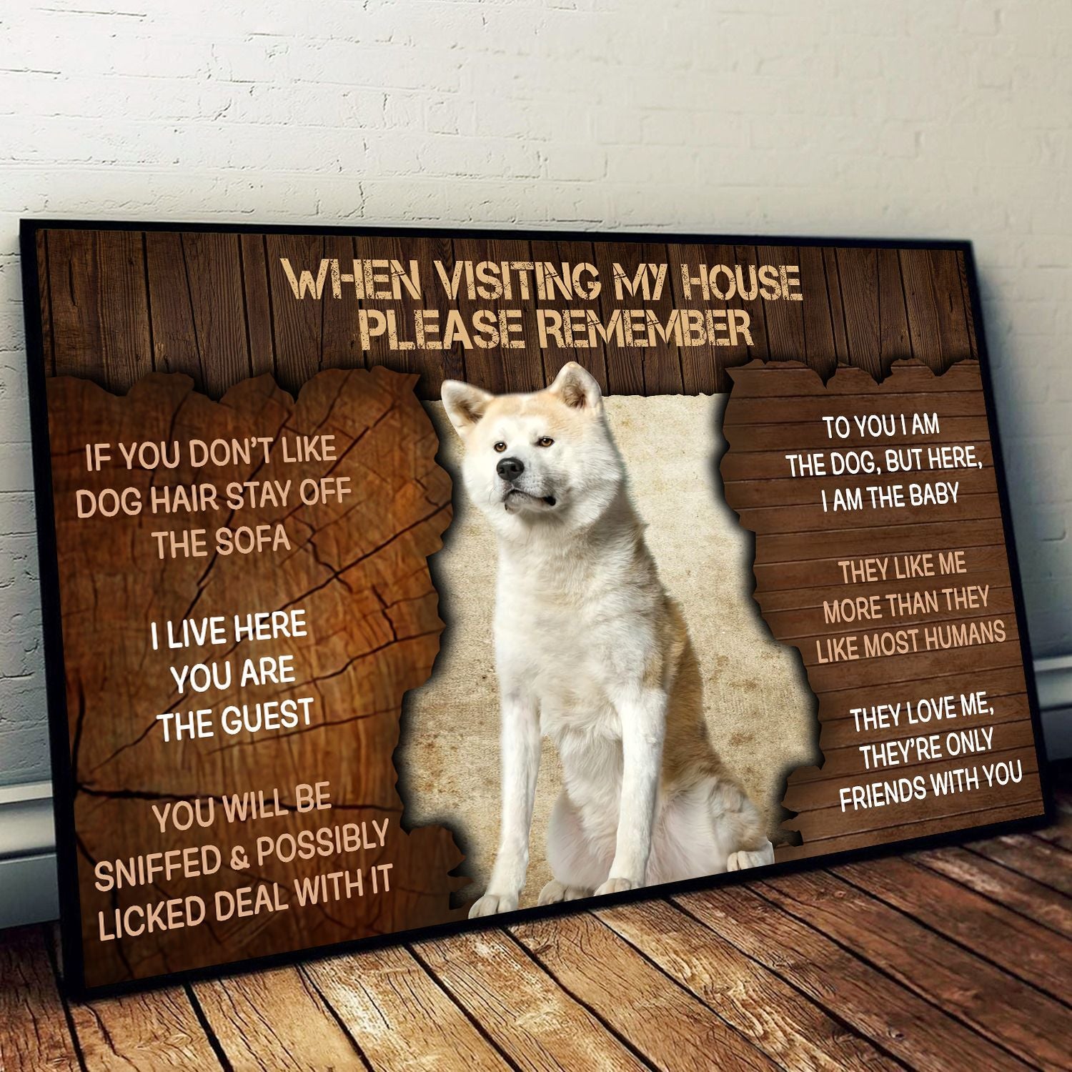 Akita Please Remember When Visiting Our House Poster Dog Wall Art Poster To Print Housewarming Gifts 1 Akita Please Remember When Visiting Our House Poster Dog Wall Art Poster To Print Housewarming Gifts 1