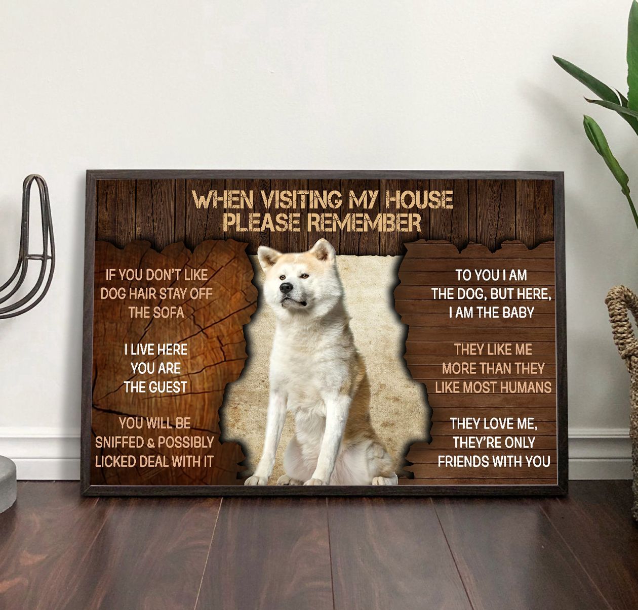 Akita Please Remember When Visiting Our House Poster Dog Wall Art Poster To Print Housewarming Gifts 2 Akita Please Remember When Visiting Our House Poster Dog Wall Art Poster To Print Housewarming Gifts 2
