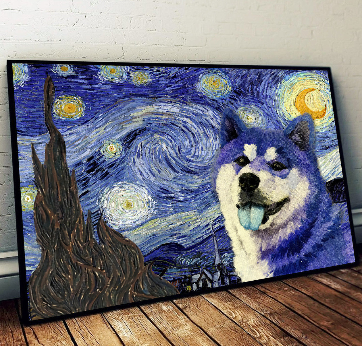 Akita Poster Matte Canvas Dog Wall Art Prints Painting On Canvas 1 Akita Poster Matte Canvas Dog Wall Art Prints Painting On Canvas 1