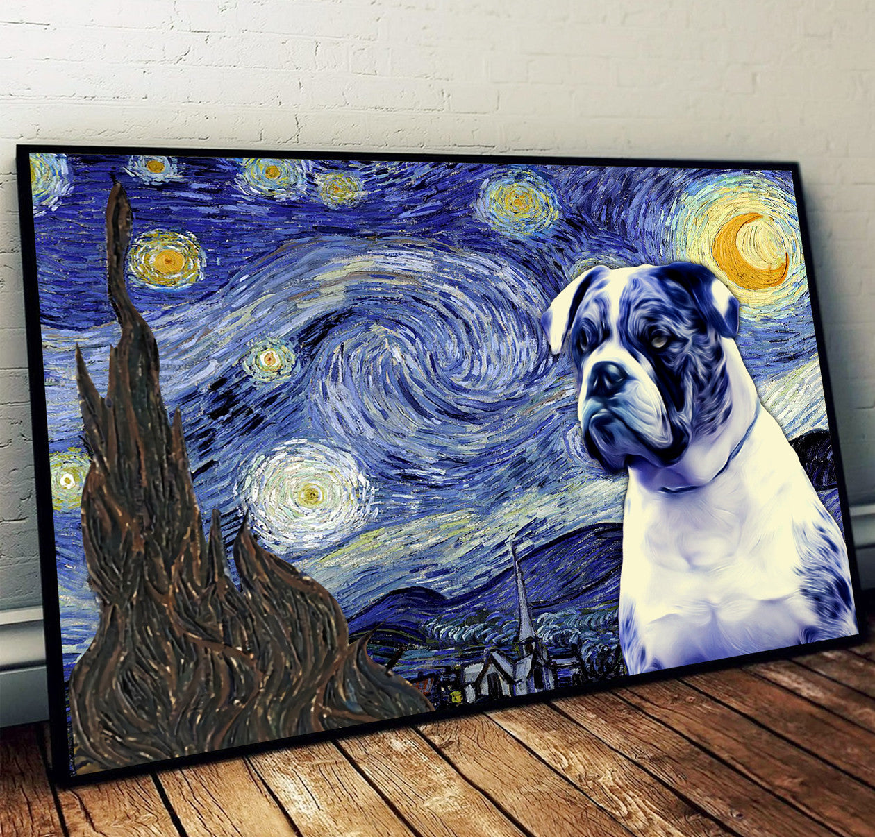 Alapaha Blue Blood Bulldog Poster Matte Canvas Dog Wall Art Prints Painting On Canvas 1 Alapaha Blue Blood Bulldog Poster Matte Canvas Dog Wall Art Prints Painting On Canvas 1
