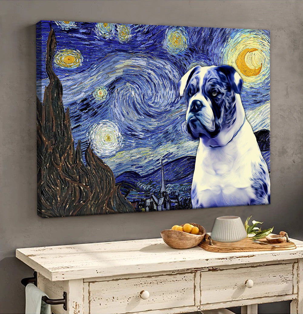 Alapaha Blue Blood Bulldog Poster Matte Canvas Dog Wall Art Prints Painting On Canvas 2 Alapaha Blue Blood Bulldog Poster Matte Canvas Dog Wall Art Prints Painting On Canvas 2