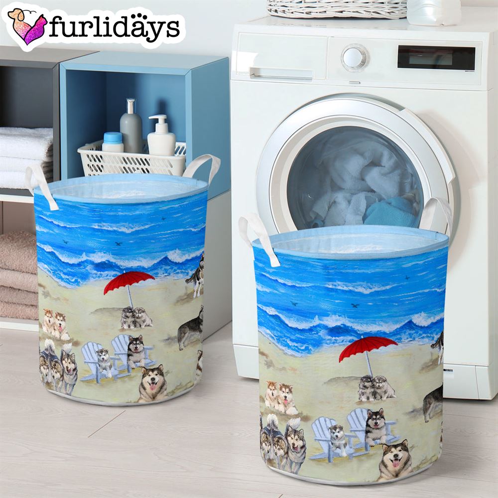 Alaska In Beach Laundry Basket Dog Laundry Basket Mother Gift Gift For Dog Lovers 4 Alaska In Beach Laundry Basket Dog Laundry Basket Mother Gift Gift For Dog Lovers 4