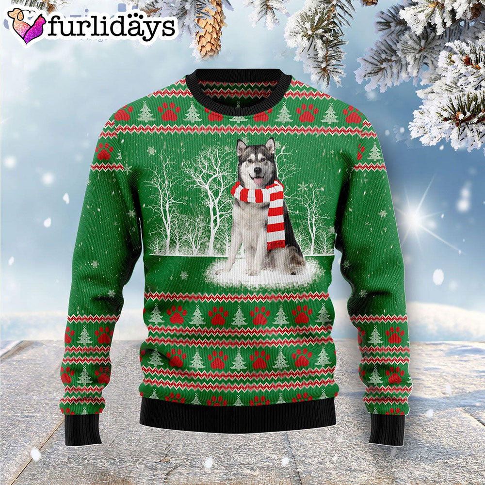 Alaskan Malamute Winter Tree Dog Lover Funny Family Ugly Christmas Sweater Dog Memorial Gift 1 Alaskan Malamute Winter Tree Dog Lover Funny Family Ugly Christmas Sweater Dog Memorial Gift 1