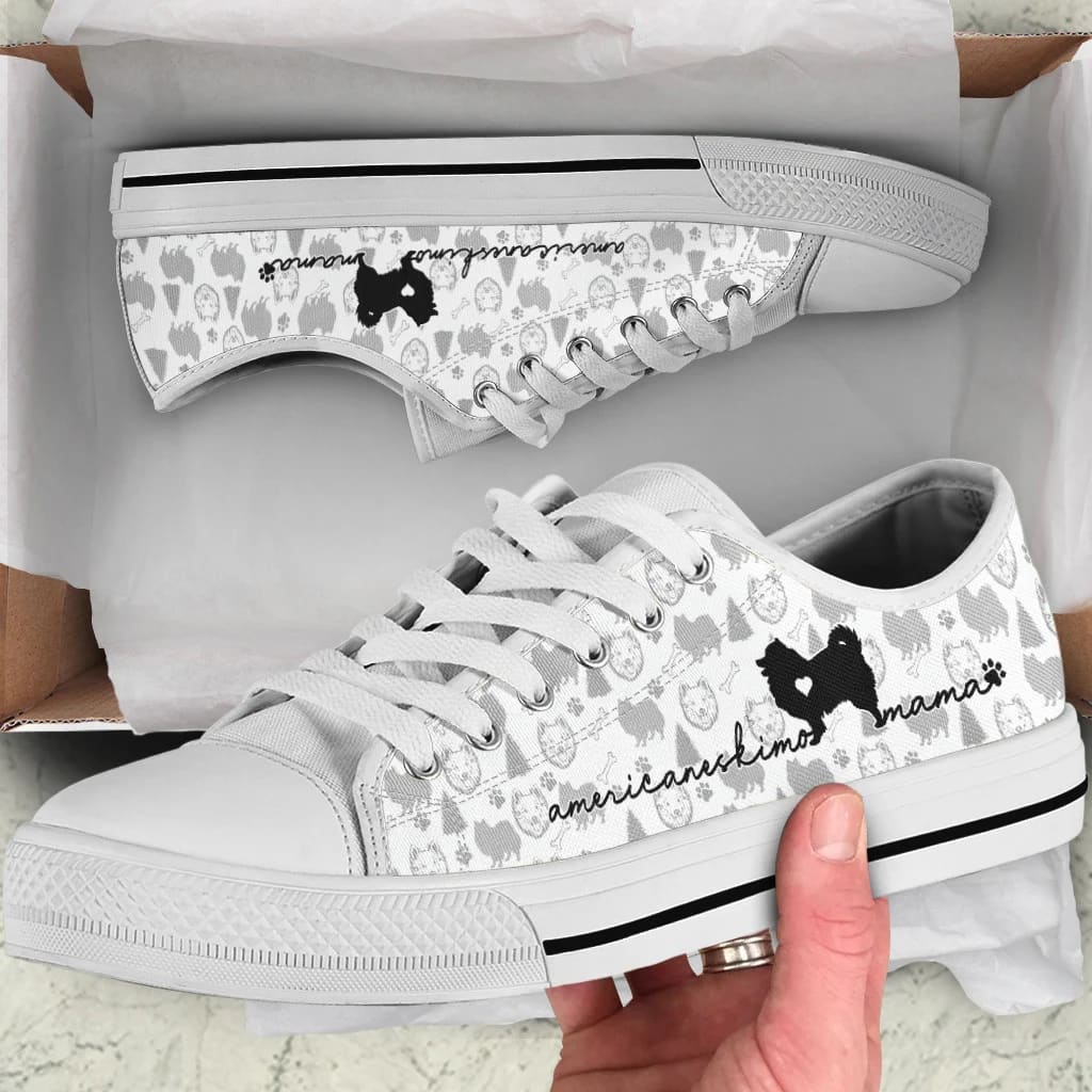 American Eskimo Low Top Shoes Sneaker For Dog Walking Dog Lovers Gifts for Him or Her 1 American Eskimo Low Top Shoes Sneaker For Dog Walking Dog Lovers Gifts for Him or Her 1