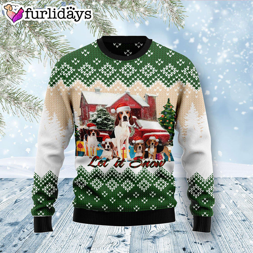 American Foxhound Let It Snow Dog Lover Ugly Christmas Sweater Gifts For Dog Lovers 1 American Foxhound Let It Snow Dog Lover Ugly Christmas Sweater Gifts For Dog Lovers 1