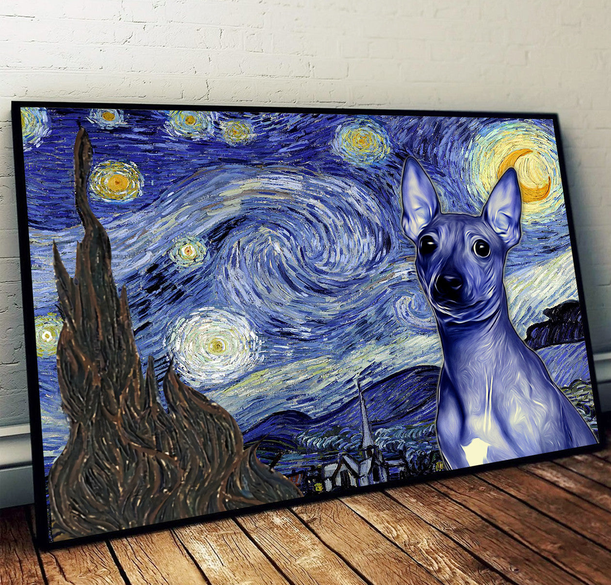 American Hairless Terrier Poster Matte Canvas Dog Wall Art Prints Painting On Canvas 1 American Hairless Terrier Poster Matte Canvas Dog Wall Art Prints Painting On Canvas 1