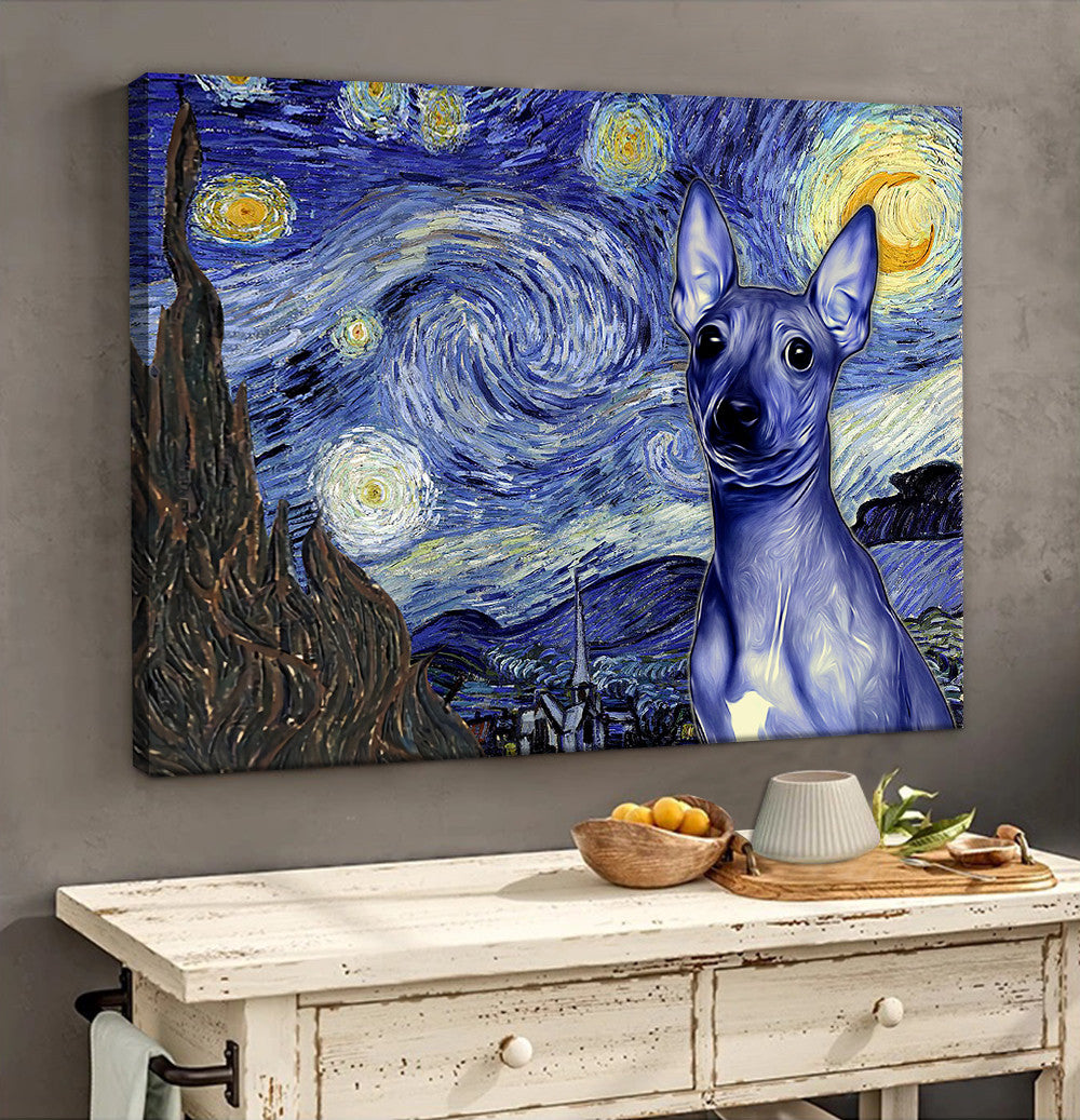 American Hairless Terrier Poster Matte Canvas Dog Wall Art Prints Painting On Canvas 2 American Hairless Terrier Poster Matte Canvas Dog Wall Art Prints Painting On Canvas 2