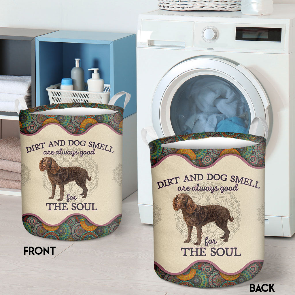 American Water Spaniel Dirt And Smell Laundry Basket Dog Laundry Basket Mother Gift Gift For Dog Lovers 2