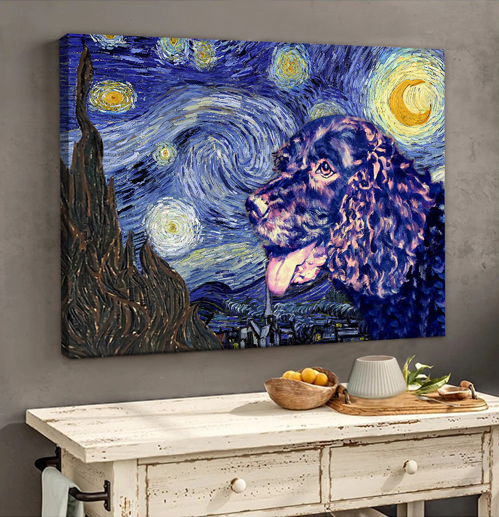 American Water Spaniel Poster Matte Canvas Dog Wall Art Prints Painting On Canvas 2 American Water Spaniel Poster Matte Canvas Dog Wall Art Prints Painting On Canvas 2