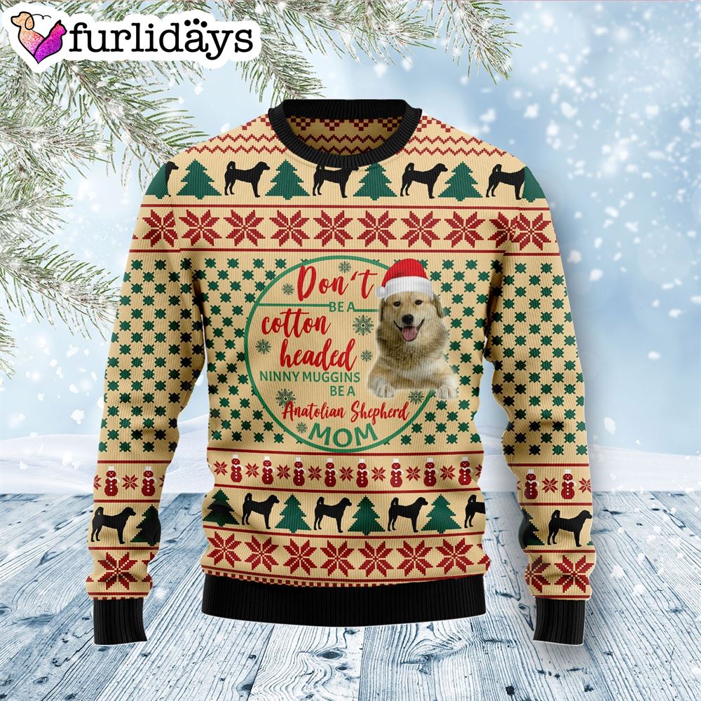 Anatolian Shepherd Mom Ugly Christmas Sweater Xmas Gifts For Dog Lovers Gift For Christmas 1