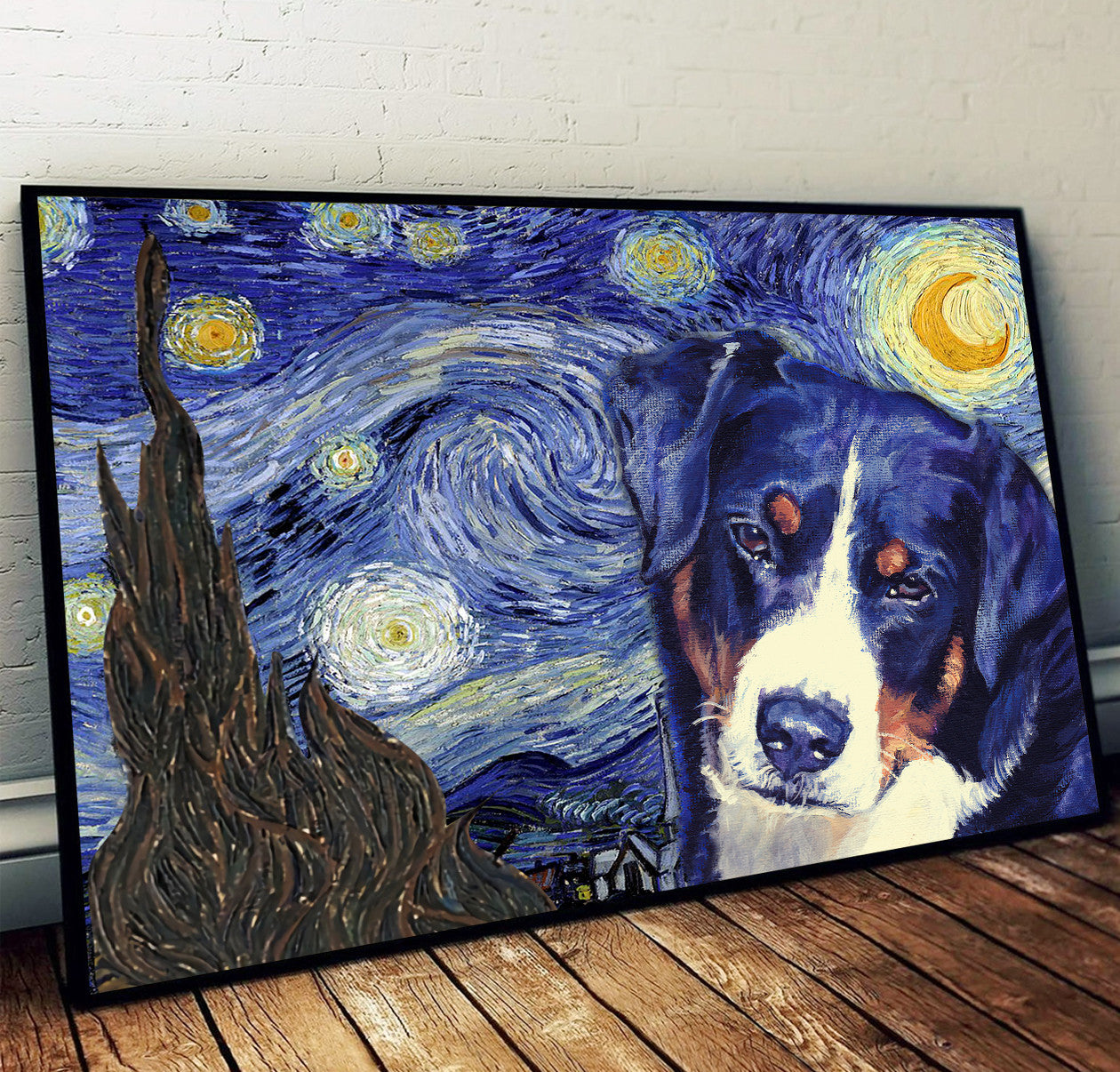 Appenzeller Sennenhund Poster Matte Canvas Dog Wall Art Prints Painting On Canvas 1 Appenzeller Sennenhund Poster Matte Canvas Dog Wall Art Prints Painting On Canvas 1