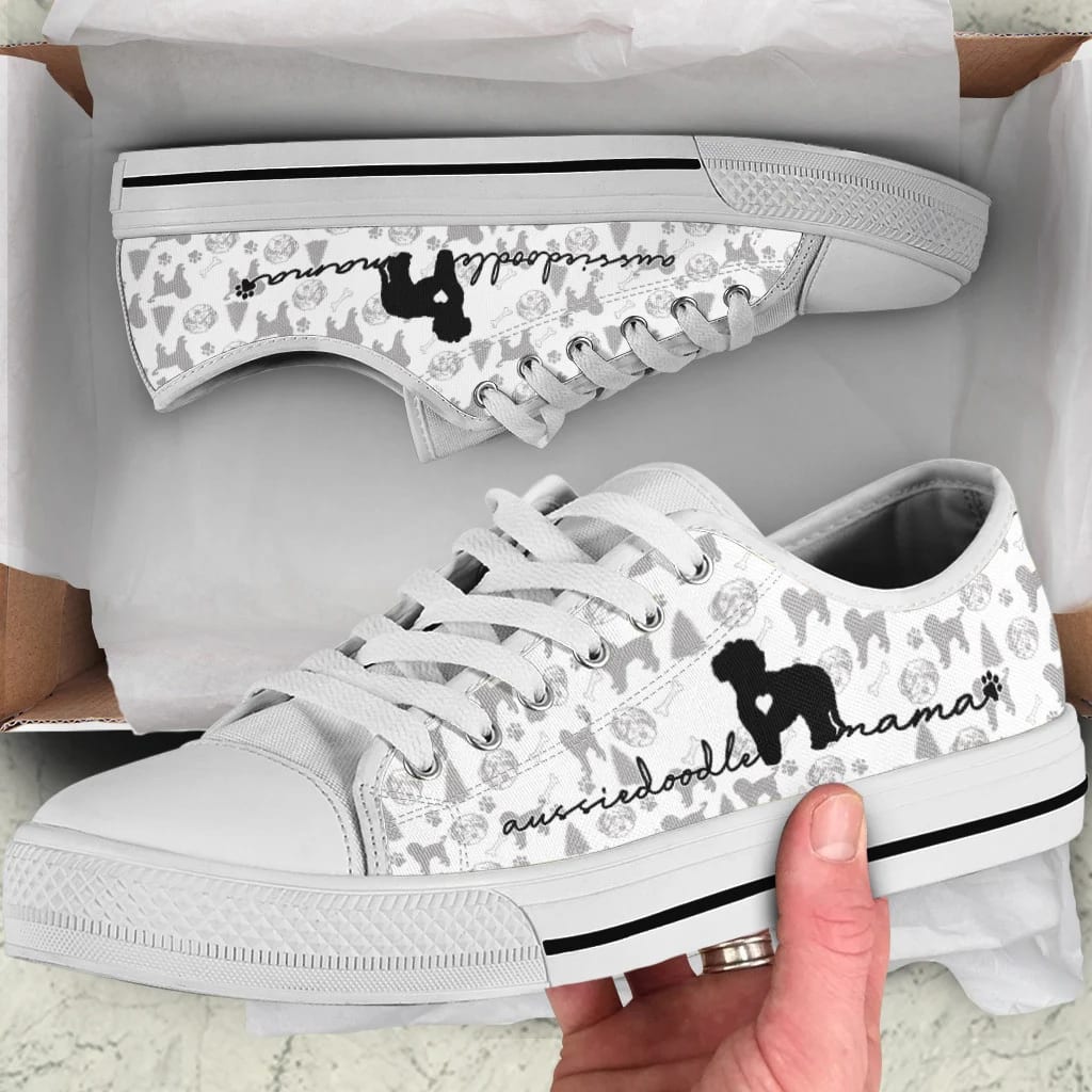 Aussiedoodle Low Top Shoes Sneaker For Dog Walking Dog Lovers Gifts for Him or Her 1 Aussiedoodle Low Top Shoes Sneaker For Dog Walking Dog Lovers Gifts for Him or Her 1