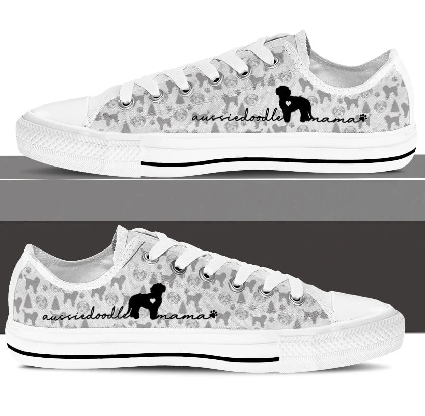 Aussiedoodle Low Top Shoes Sneaker For Dog Walking Dog Lovers Gifts for Him or Her 3 Aussiedoodle Low Top Shoes Sneaker For Dog Walking Dog Lovers Gifts for Him or Her 3