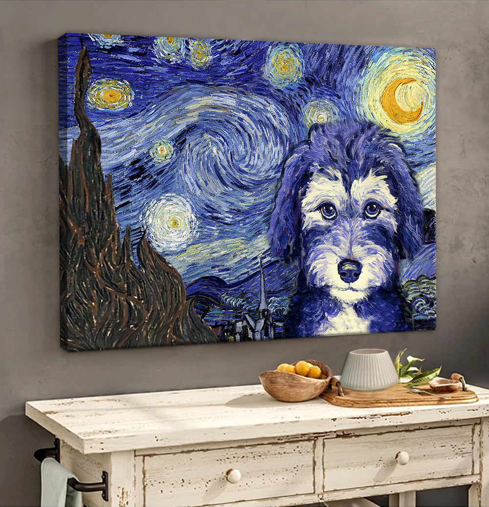 Aussiedoodle Poster Matte Canvas Dog Wall Art Prints Painting On Canvas 2 Aussiedoodle Poster Matte Canvas Dog Wall Art Prints Painting On Canvas 2