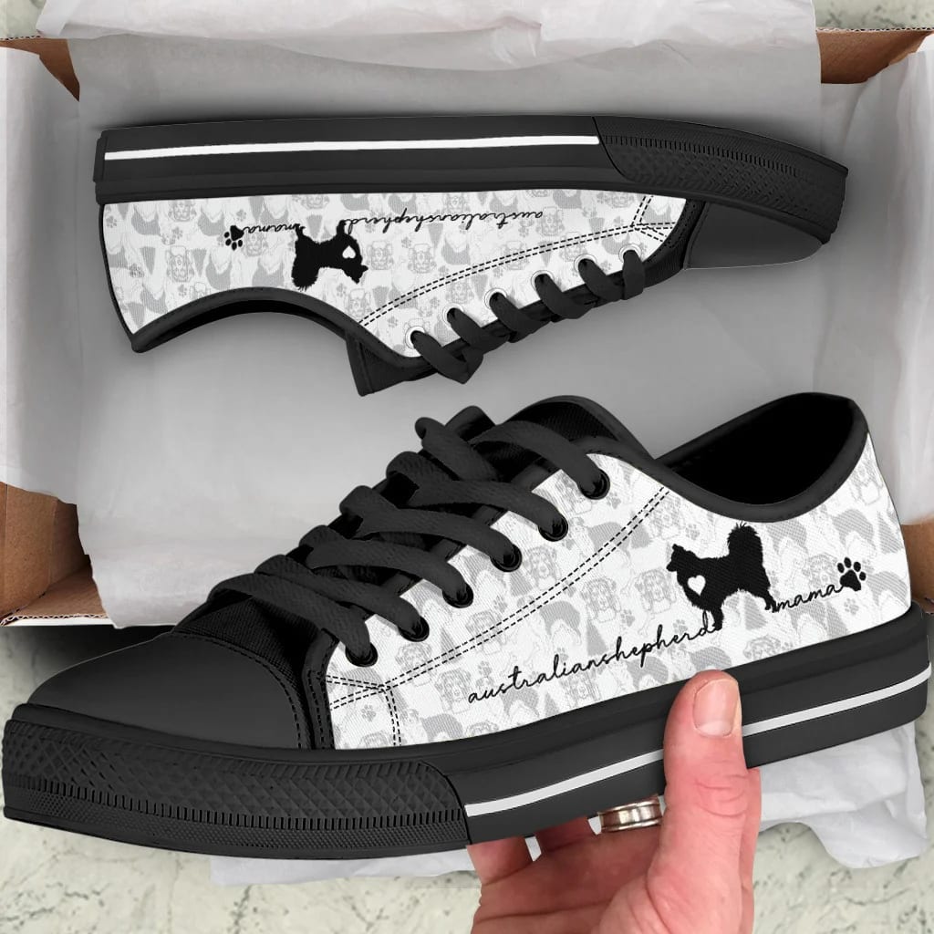 Australia Shepherd Low Top Shoes Sneaker For Dog Walking Dog Lovers Gifts for Him or Her 2 Australia Shepherd Low Top Shoes Sneaker For Dog Walking Dog Lovers Gifts for Him or Her 2