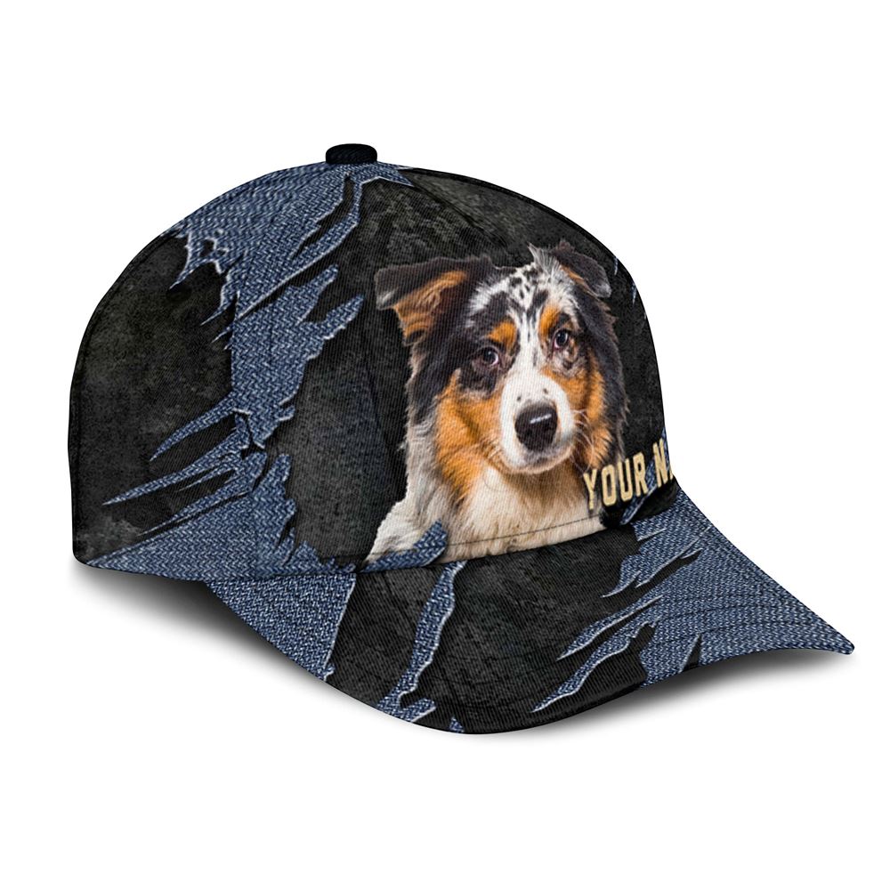 Australian Shepherd Jean Background Custom Name Cap Classic Baseball Cap All Over Print Gift For Dog Lovers 2 xwxgse Australian Shepherd Jean Background Custom Name Cap Classic Baseball Cap All Over Print Gift For Dog Lovers 2 xwxgse