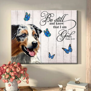 Australian Shepherd Matte Canvas Dog Wall Art Prints Canvas Wall Art Decor 3