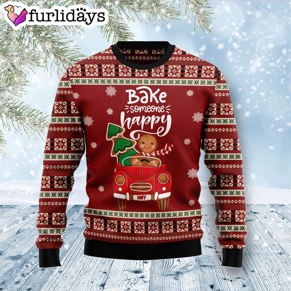 Bake Someone Happy Ugly Christmas Sweater Xmas Gifts For Dog Lovers Gift For Christmas 1 Bake Someone Happy Ugly Christmas Sweater Xmas Gifts For Dog Lovers Gift For Christmas 1