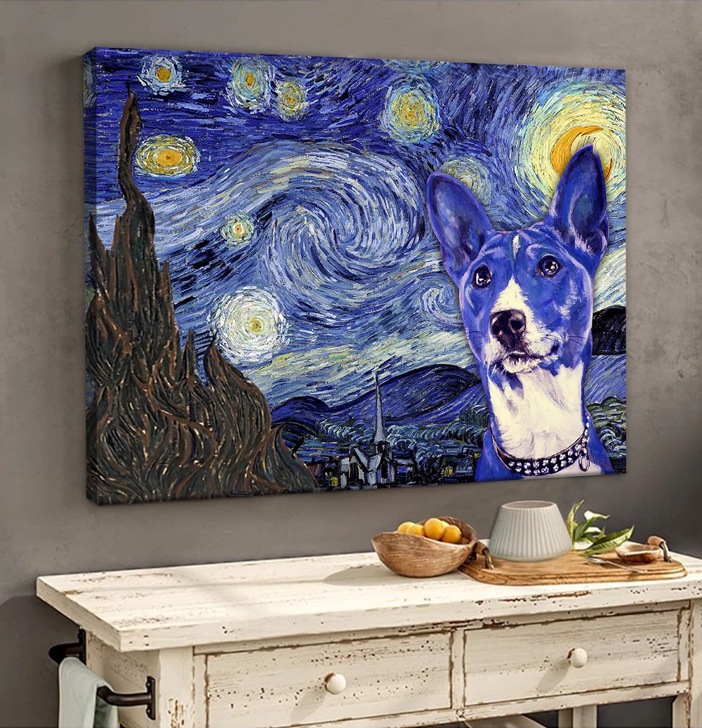 Basenji Poster Matte Canvas Dog Wall Art Decorator Painting On Canvas 2 Basenji Poster Matte Canvas Dog Wall Art Decorator Painting On Canvas 2
