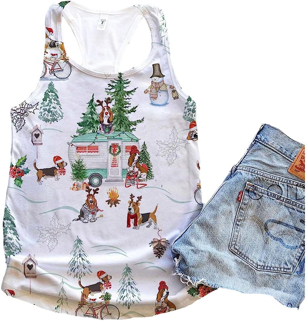 Basset Hound Dog Winter Memories Tank Top Summer Casual Tank Tops For Women Gift For Young Adults 1 rrwpha Basset Hound Dog Winter Memories Tank Top Summer Casual Tank Tops For Women Gift For Young Adults 1 rrwpha