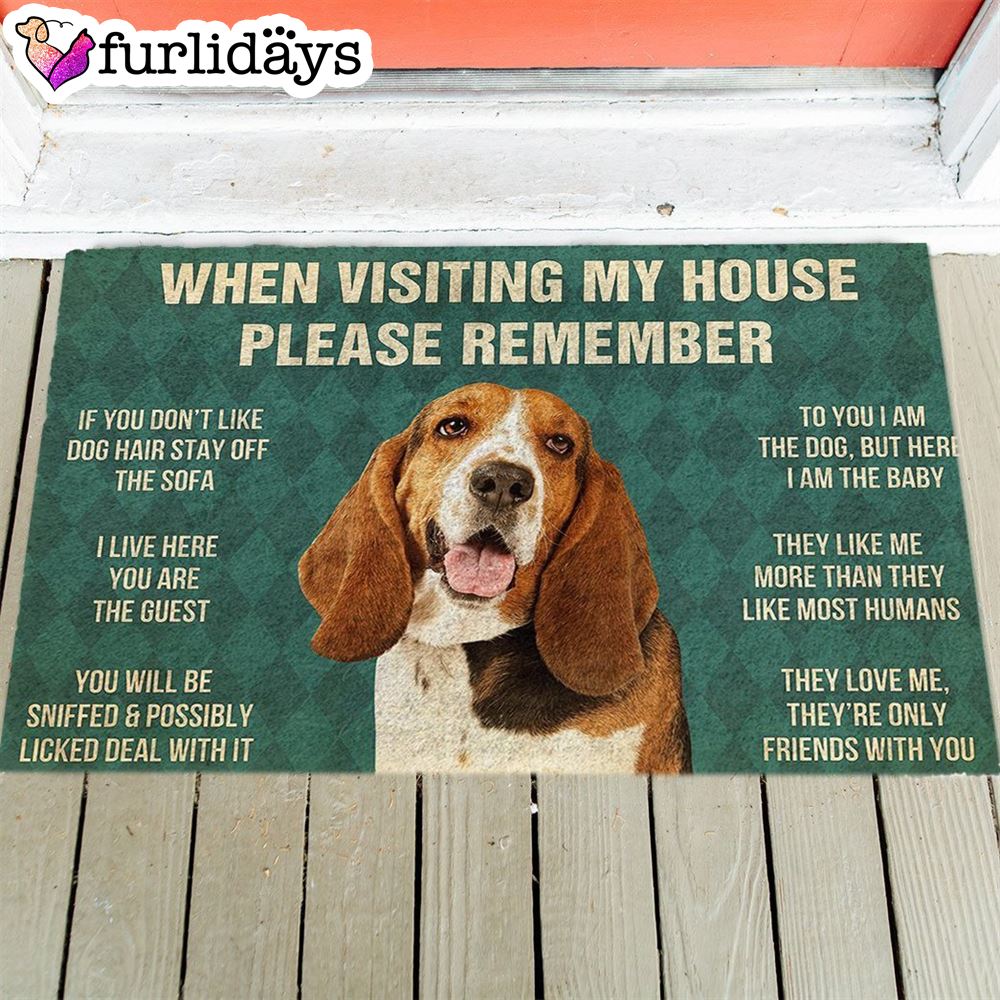 Basset Hound s Rules Doormat Funny Doormat Gift For Dog Lovers 1 Basset Hound s Rules Doormat Funny Doormat Gift For Dog Lovers 1