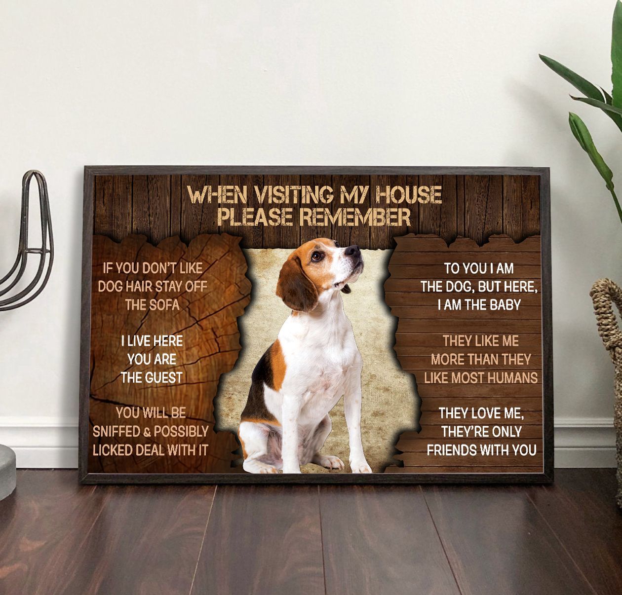 Beagle Please Remember When Visiting Our House Poster Dog Wall Art Poster To Print Housewarming Gifts 2 Beagle Please Remember When Visiting Our House Poster Dog Wall Art Poster To Print Housewarming Gifts 2