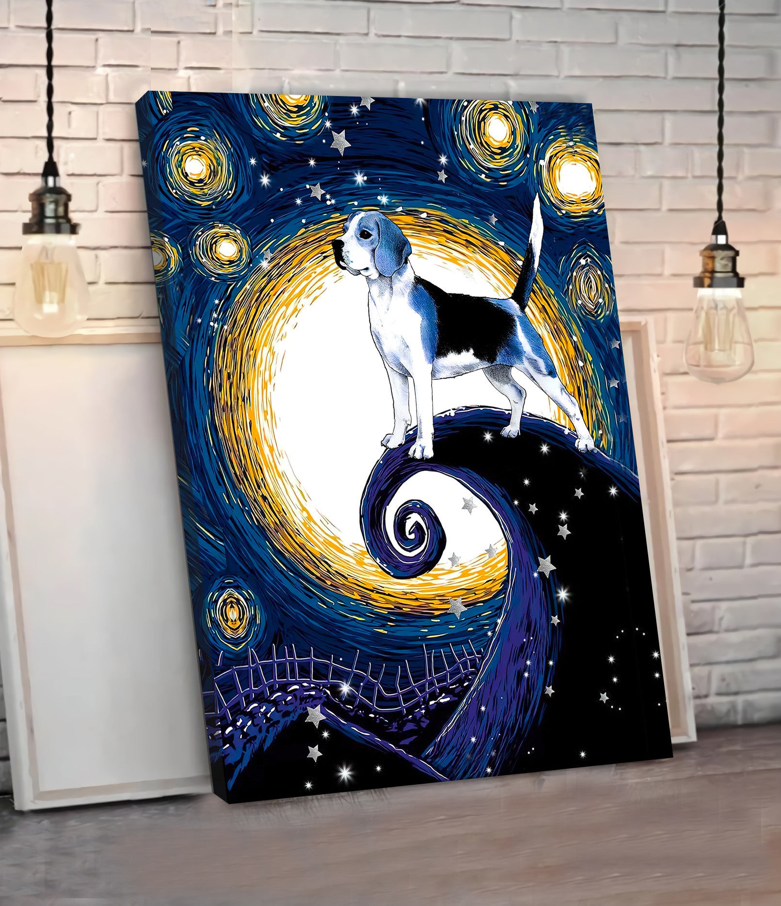 Beagle Poster Canvas Dog Canvas Wall Art Dog Lovers Gifts For Him Or Her 1