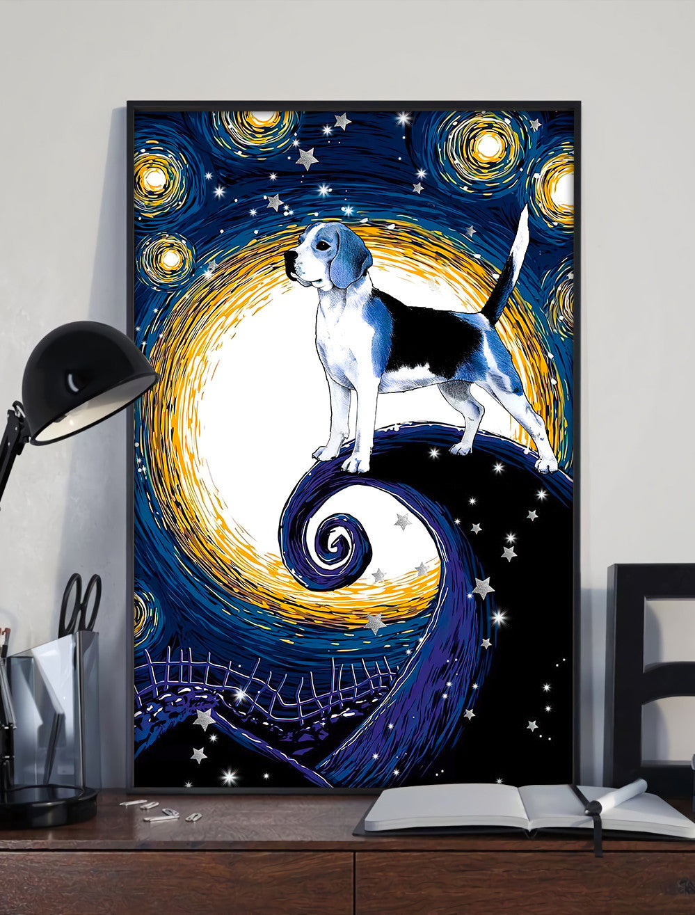 Beagle Poster Canvas Dog Canvas Wall Art Dog Lovers Gifts For Him Or Her 4