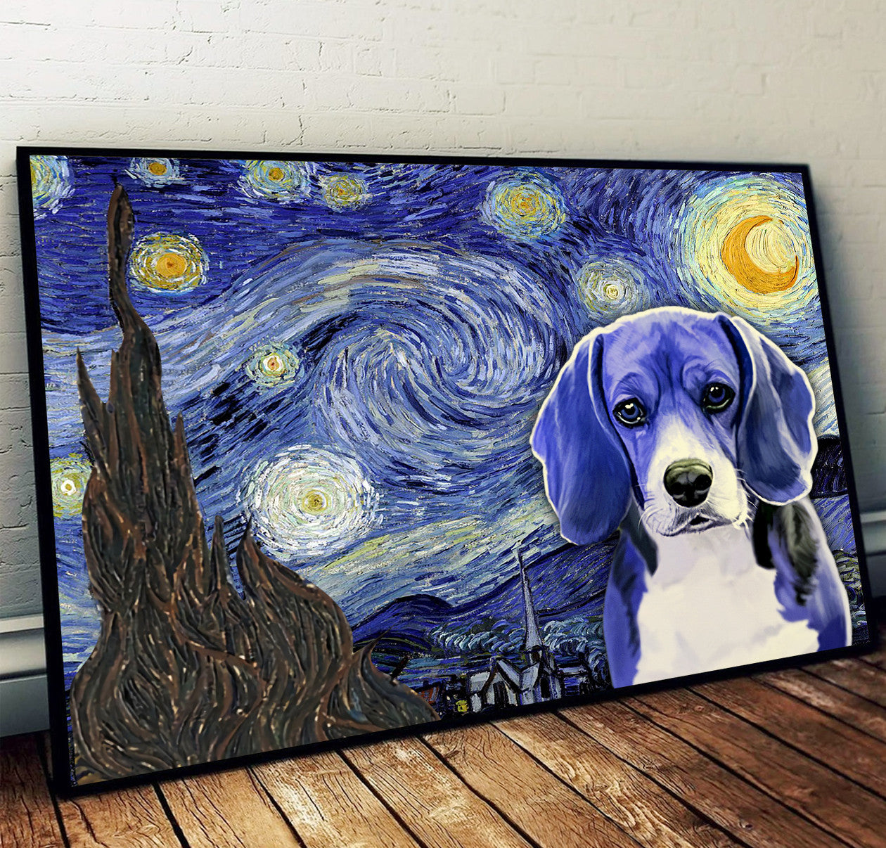 Beagle Poster Matte Canvas Dog Wall Art Prints Painting On Canvas 1 Beagle Poster Matte Canvas Dog Wall Art Prints Painting On Canvas 1