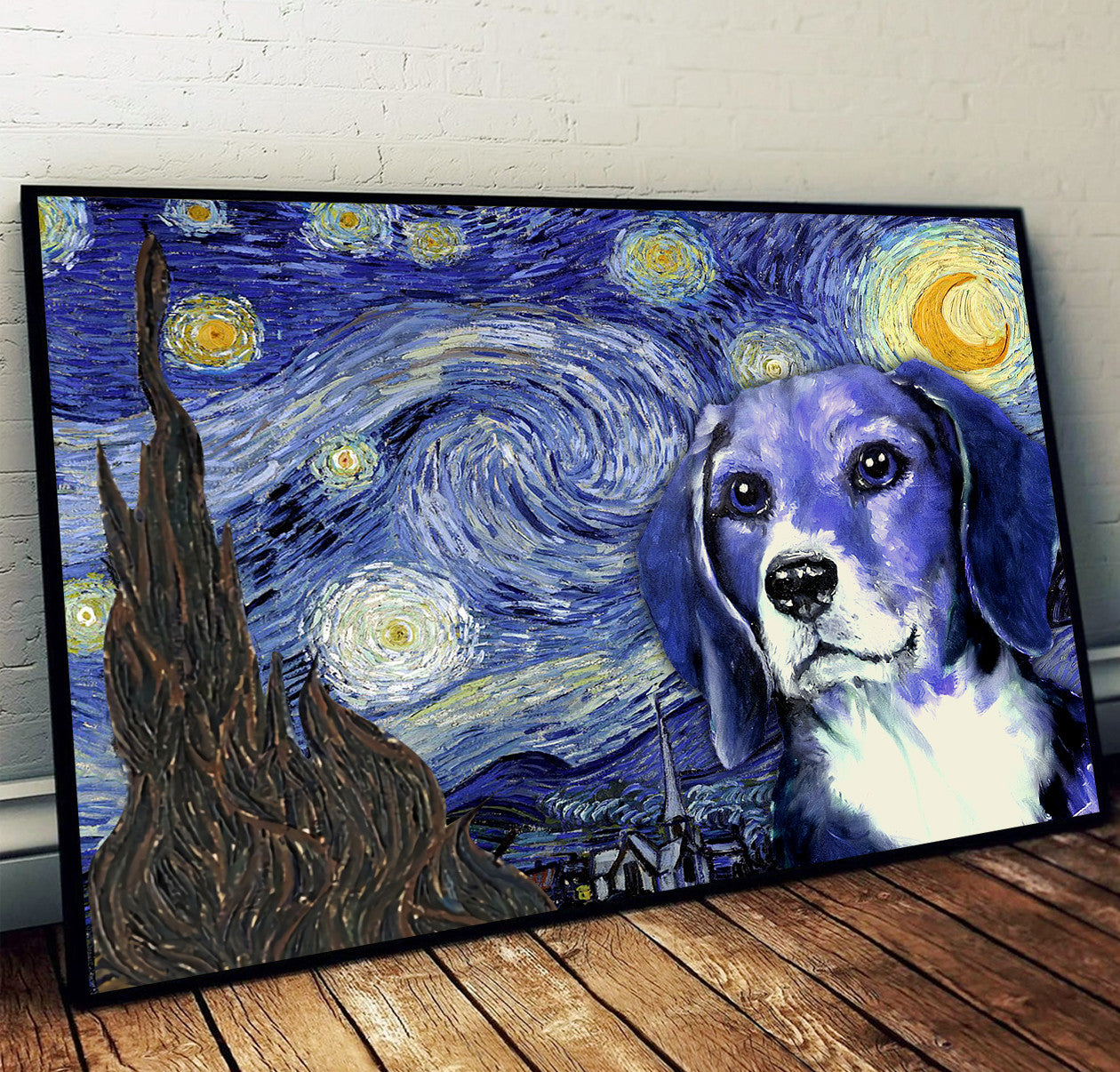 Beaglier Poster Matte Canvas Dog Wall Art Prints Painting On Canvas 1 Beaglier Poster Matte Canvas Dog Wall Art Prints Painting On Canvas 1