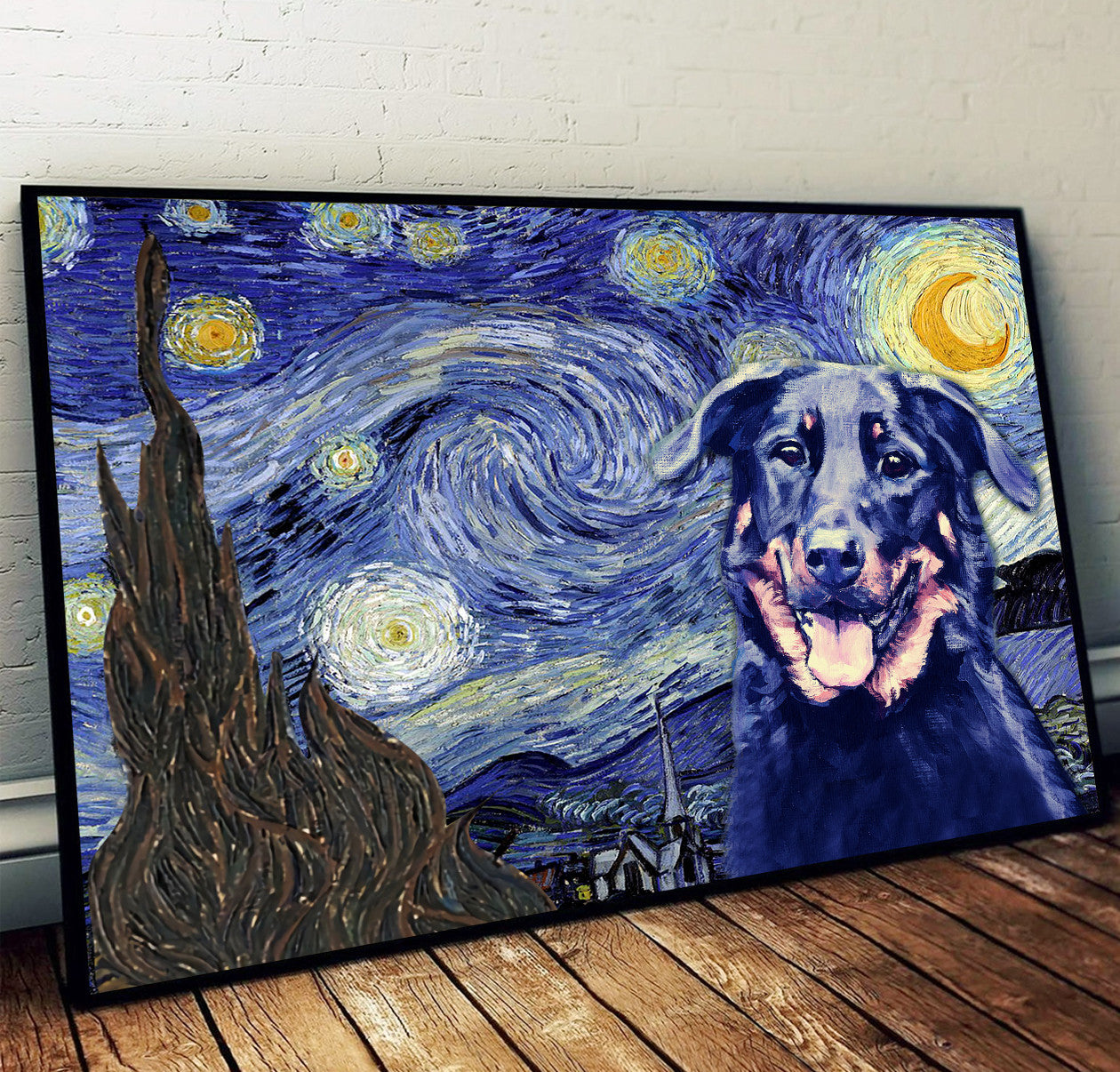 Beauceron Poster Matte Canvas Dog Wall Art Prints Painting On Canvas 1 Beauceron Poster Matte Canvas Dog Wall Art Prints Painting On Canvas 1