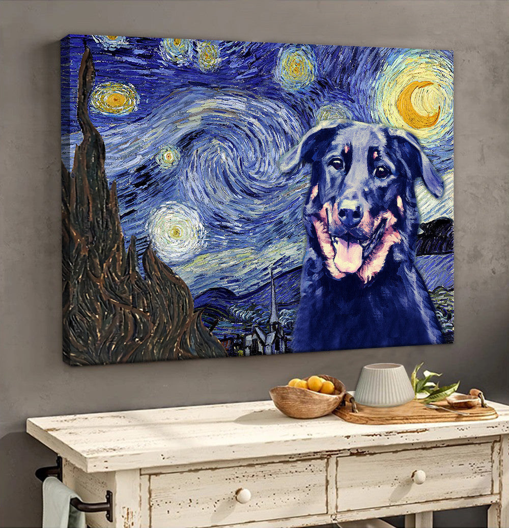 Beauceron Poster Matte Canvas Dog Wall Art Prints Painting On Canvas 2 Beauceron Poster Matte Canvas Dog Wall Art Prints Painting On Canvas 2