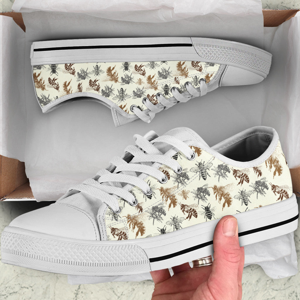 Bee Low Top Shoes Sneaker For Pet Walking Lowtop Casual Shoes Gift For Adults 1 Bee Low Top Shoes Sneaker For Pet Walking Lowtop Casual Shoes Gift For Adults 1