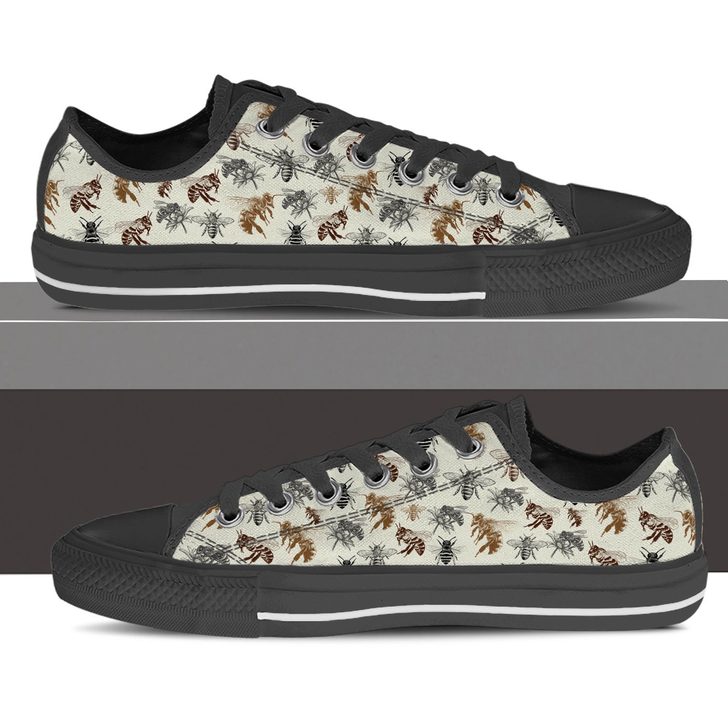Bee Low Top Shoes Sneaker For Pet Walking Lowtop Casual Shoes Gift For Adults 4 Bee Low Top Shoes Sneaker For Pet Walking Lowtop Casual Shoes Gift For Adults 4