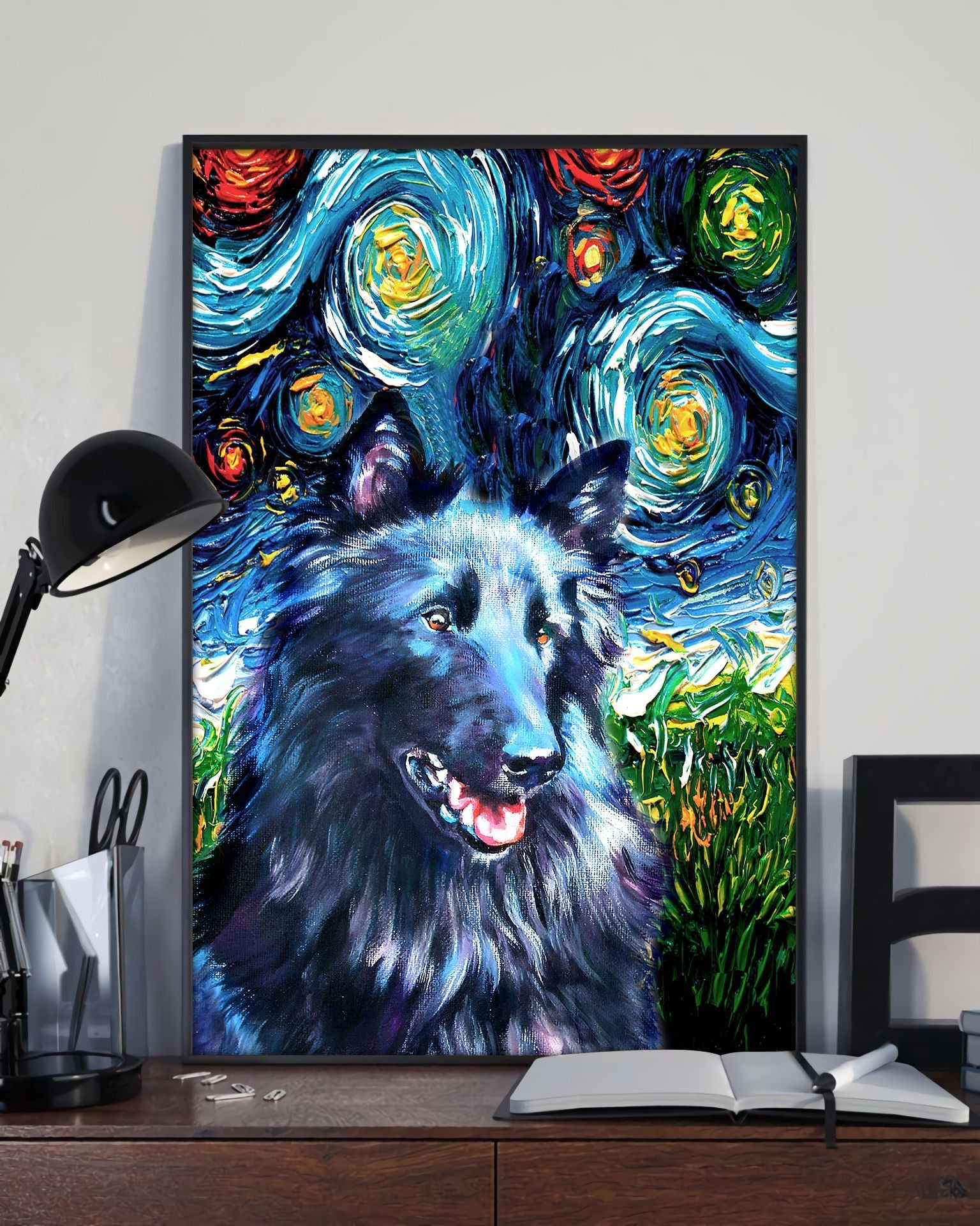 Belgian Shepherd Dog Poster Matte Canvas Dog Canvas Art Poster To Print Gift For Dog Lovers 3