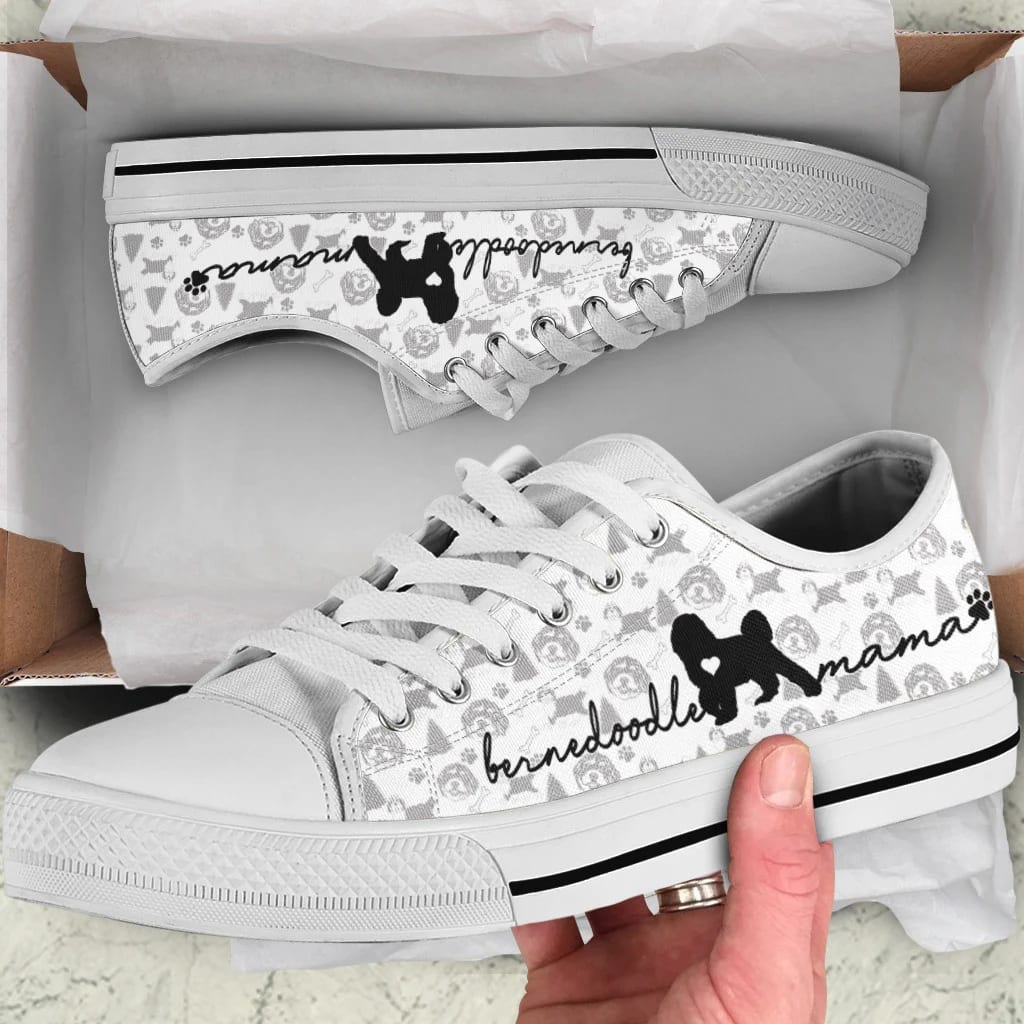 Bernedoodle Low Top Shoes Sneaker For Dog Walking Dog Lovers Gifts for Him or Her 1 Bernedoodle Low Top Shoes Sneaker For Dog Walking Dog Lovers Gifts for Him or Her 1