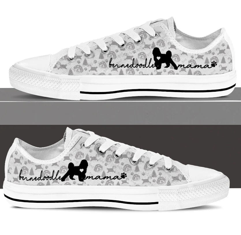 Bernedoodle Low Top Shoes Sneaker For Dog Walking Dog Lovers Gifts for Him or Her 3 Bernedoodle Low Top Shoes Sneaker For Dog Walking Dog Lovers Gifts for Him or Her 3