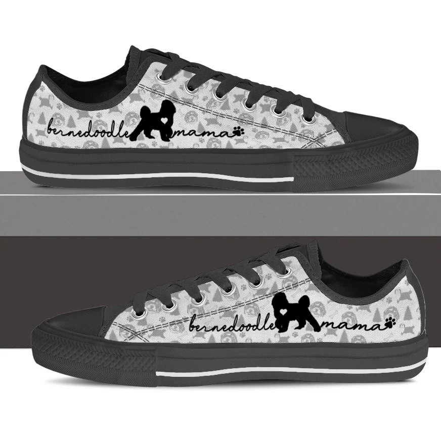 Bernedoodle Low Top Shoes Sneaker For Dog Walking Dog Lovers Gifts for Him or Her 4 Bernedoodle Low Top Shoes Sneaker For Dog Walking Dog Lovers Gifts for Him or Her 4
