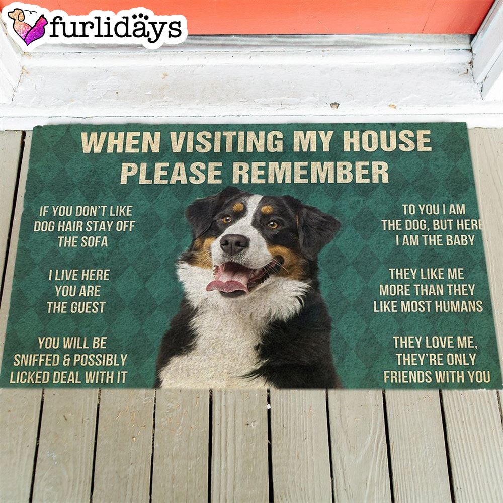 Bernese Mountain s Rules Doormat Funny Doormat Dog Memorial Gift 1 Bernese Mountain s Rules Doormat Funny Doormat Dog Memorial Gift 1