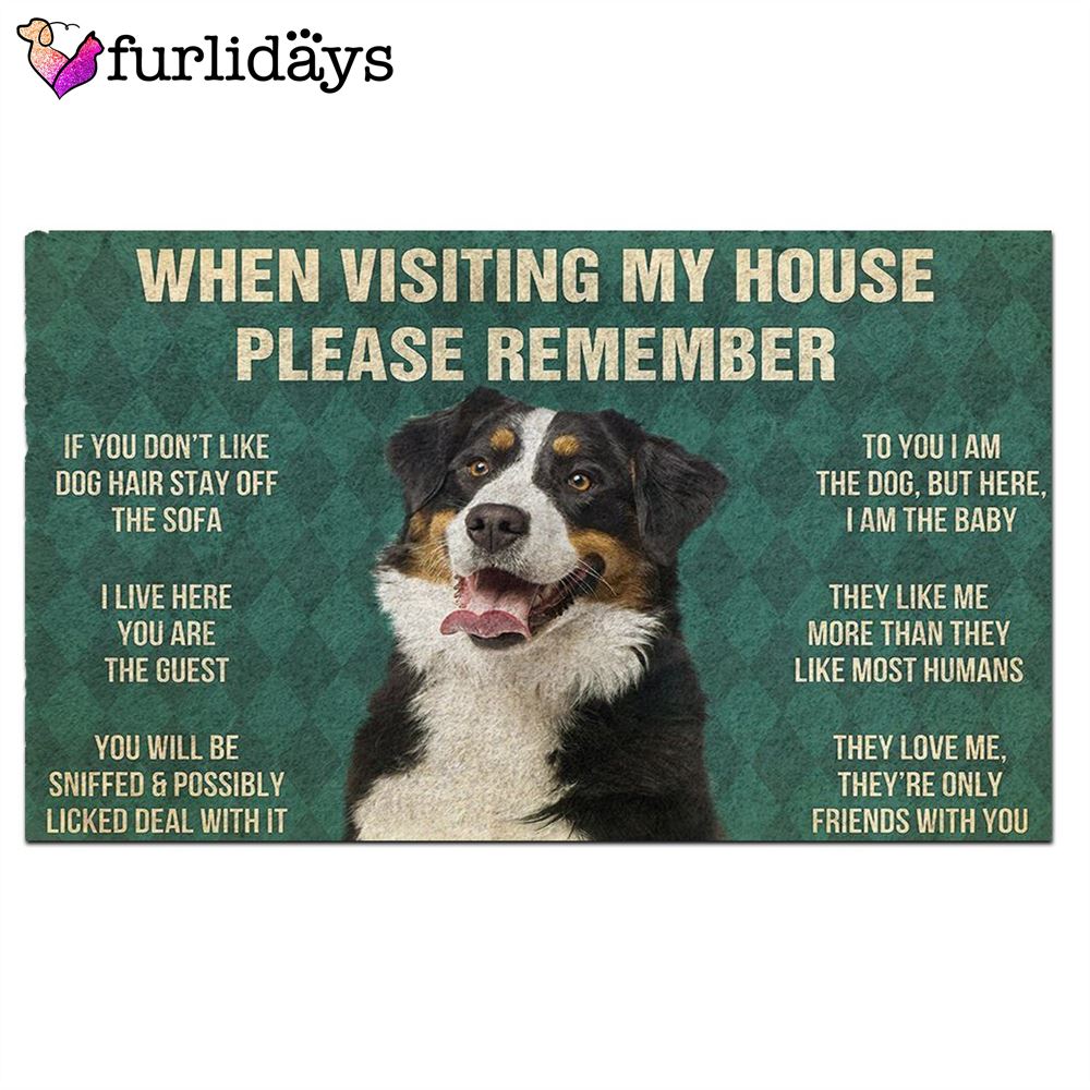Bernese Mountain s Rules Doormat Funny Doormat Dog Memorial Gift 2 Bernese Mountain s Rules Doormat Funny Doormat Dog Memorial Gift 2