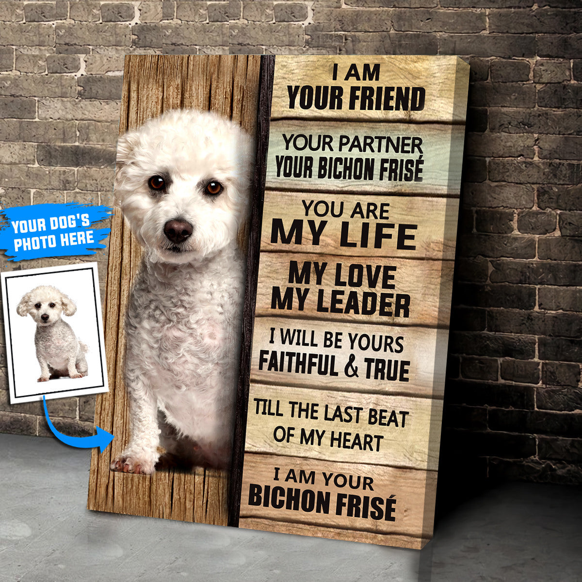 Bichon Frise CC 81 Personalized Poster Canvas Dog Canvas Wall Art Dog Lovers Gifts For Him Or Her 2 Bichon Frise CC 81 Personalized Poster Canvas Dog Canvas Wall Art Dog Lovers Gifts For Him Or Her 2